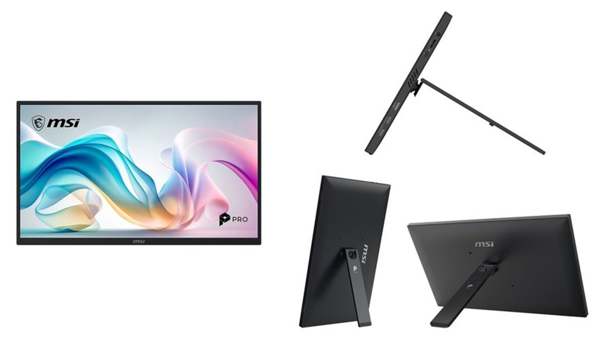 MSI、10点マルチタッチ対応の15.6型モバイルモニター「PRO MP161E6T