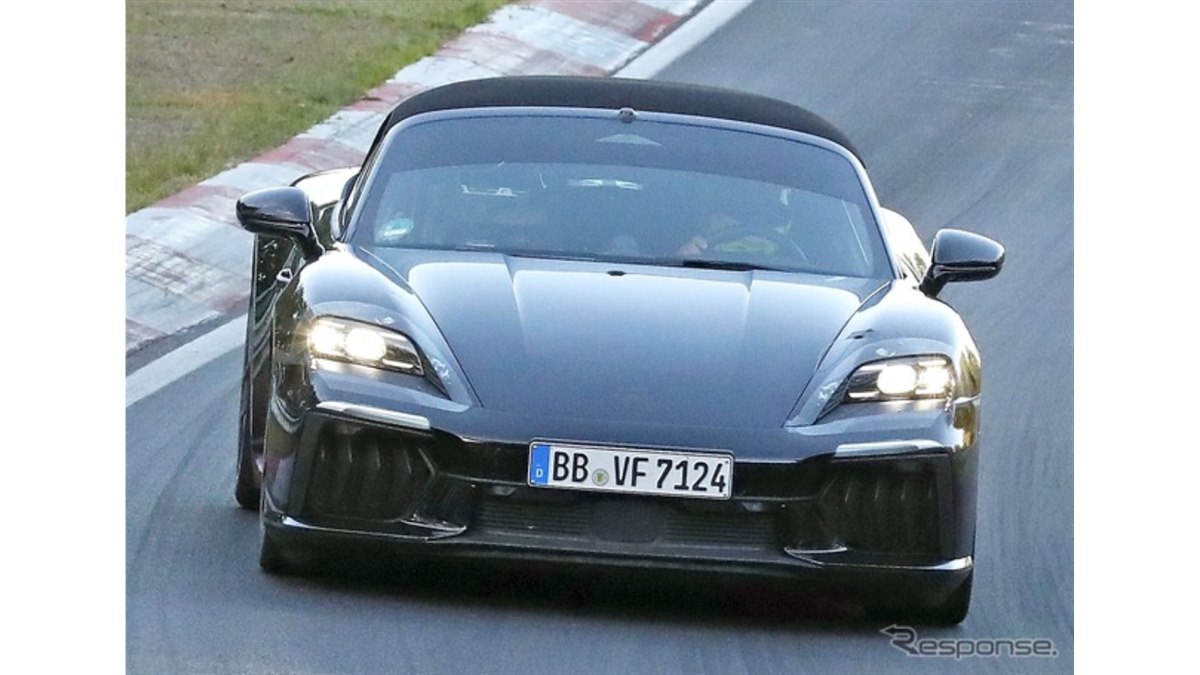 EVに生まれ変わるポルシェ『718ボクスター』、最新の姿をスクープ