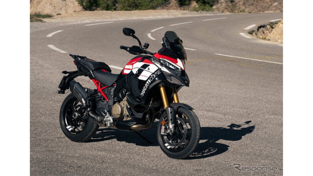 ドゥカティ『ムルティストラーダV4 パイクスピーク2027』発表、MotoGP