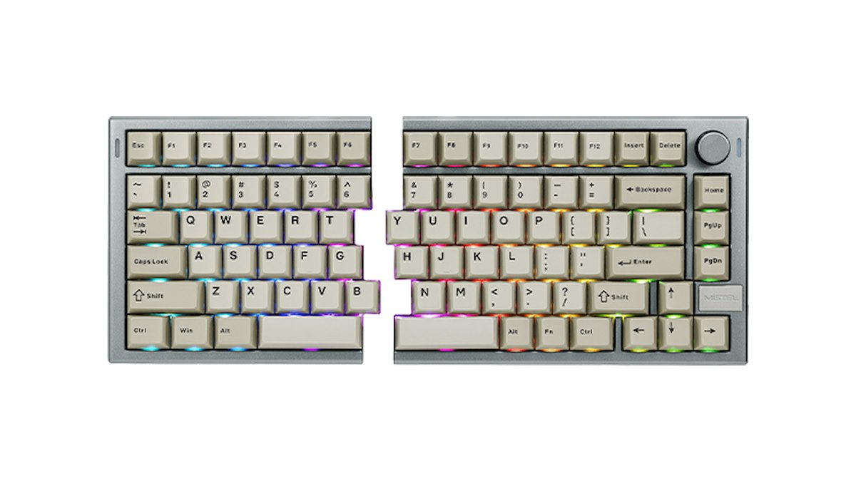 MISTEL、フルCNCアルミケースを採用した左右分離型キーボード「MD770