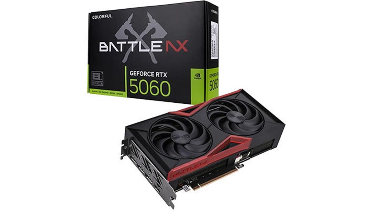 Colorful、デュアルファン仕様の「Colorful GeForce RTX 5060 Battle