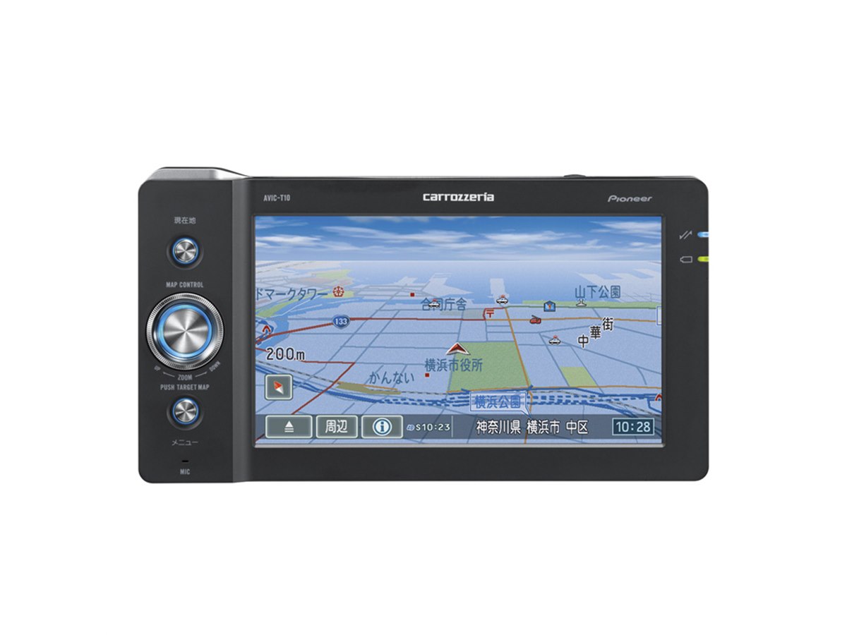 カーナビ パイオニア【点検OK】カロッツリア ポータブルナビ AVIC-T10 エアナビ ワンセグ TV テレビ ナビ カーナビ エアーナビ 2009年モデル 現状渡し 中古１台 パイオニア、通信対応パーソナルナビ「AVIC-T10」 - 価格.com
