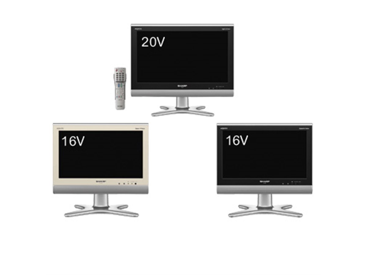 シャープ、20/16V型ハイビジョン液晶TV - 価格.com