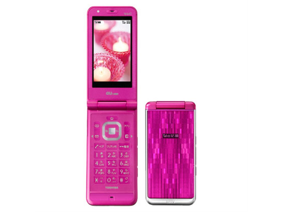 au、エレガントなデザインの携帯電話「W64T」 - 価格.com