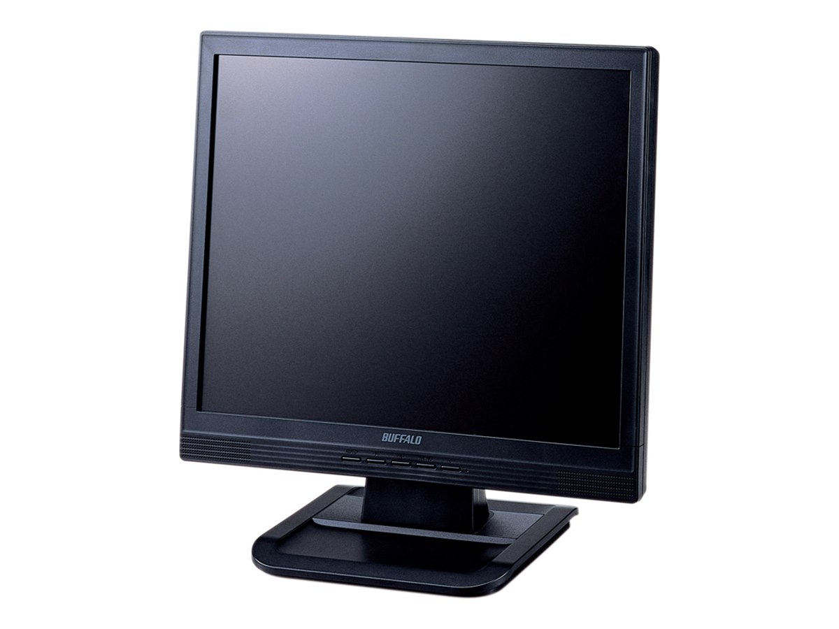 【美品】17型 スピーカー搭載 液晶ディスプレイバッファローFTD-G773AS バッファロー、電源/スピーカー内蔵の19/17型液晶