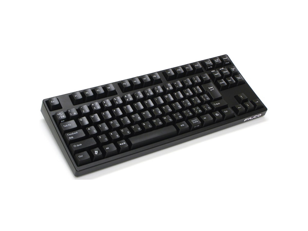 FILCO キーボード テンキーレス Majestouch BLACK Tenkeyless 赤軸・テンキーレス・かななし