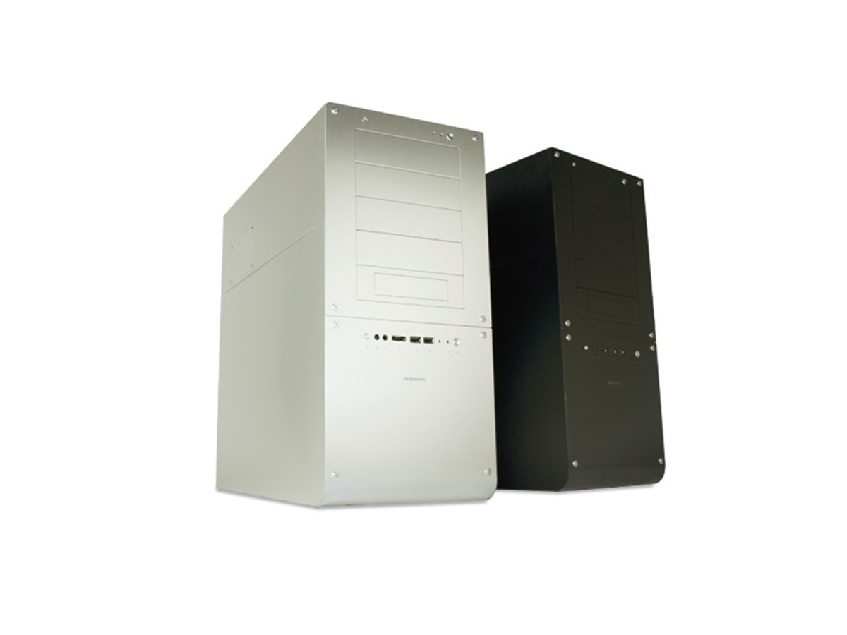 Abee AS Enclosure 550DT シルバー アビー、2つのシステムを構築できるタワーケース - 価格.com