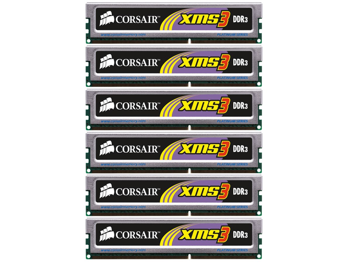 Corsair、Core i7対応6枚セットのDDR3メモリー - 価格.com