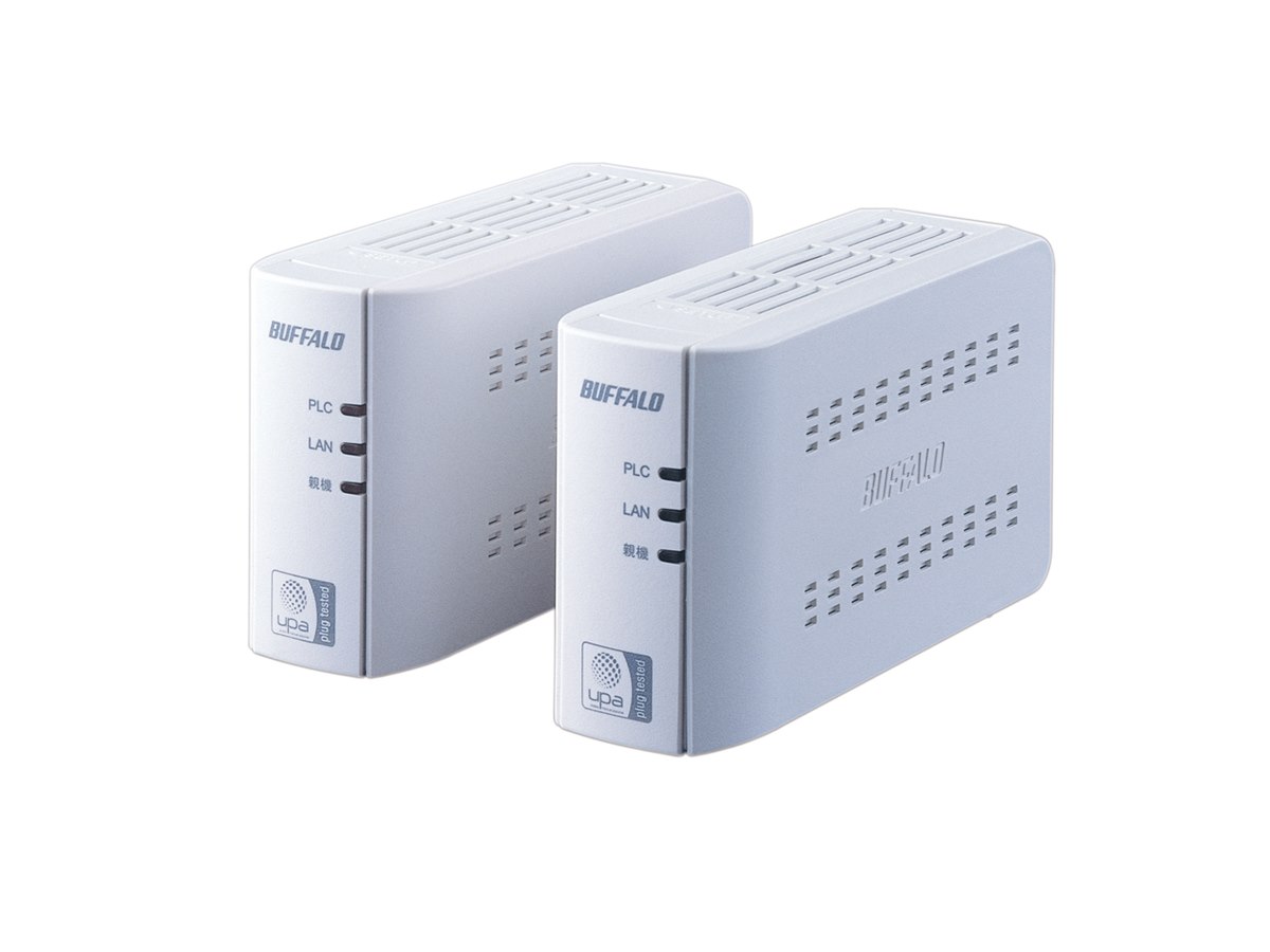 BUFFALO Homeplug AV方式PLCアダプター 2台セットモデル PL-05H/2 i8my1cf Amazon | BUFFALO Homeplug AV方式PLCアダプター 増設モデル PL
