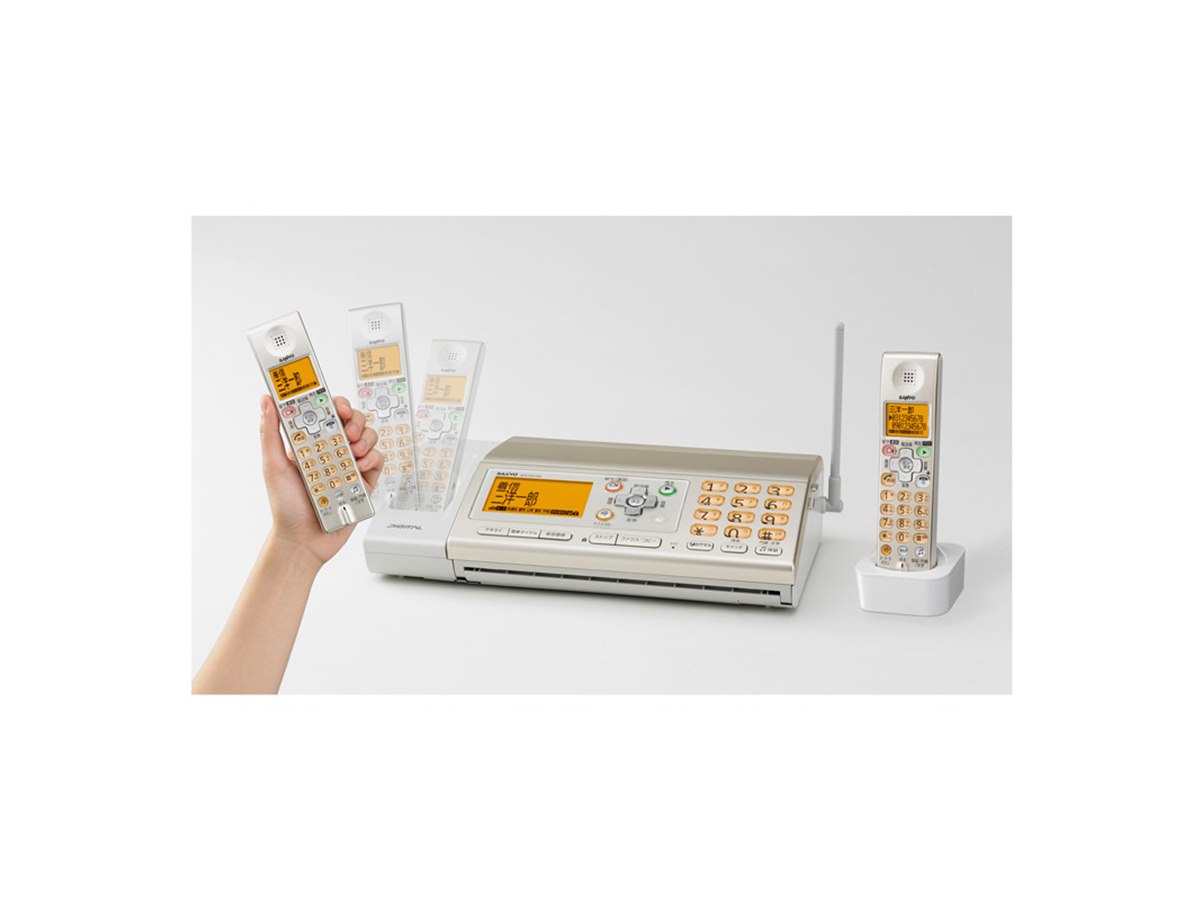 SANYO感熱式FAX 感熱紙1本付 - 電話、FAX SANYO感熱式FAX 感熱紙1本付 - 電話、FAX