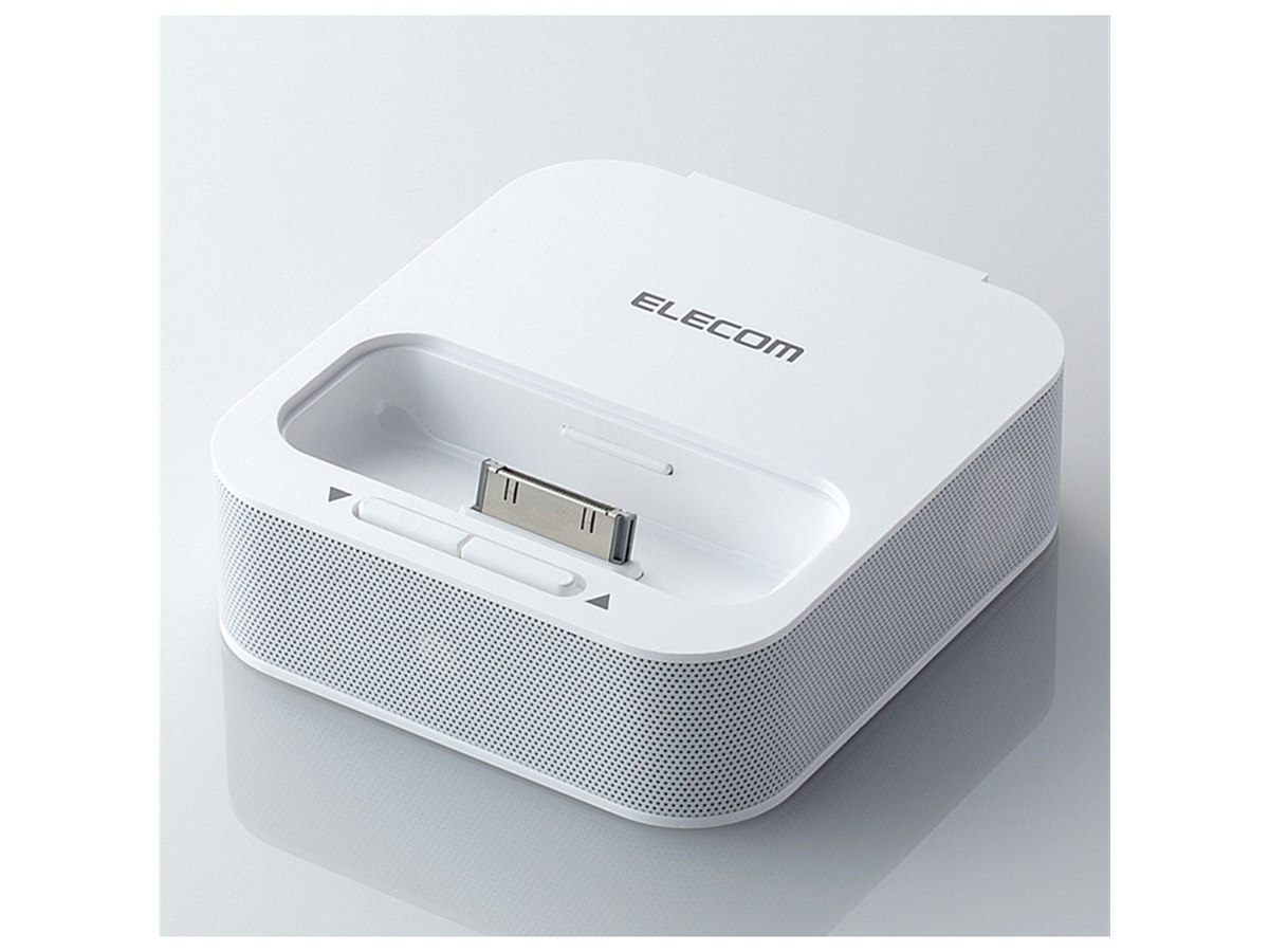 iPod&スピーカーセット　ELECOM エレコム　ユニットスピーカー エレコム、iPod Dockコネクター用小型スピーカー - 価格.com