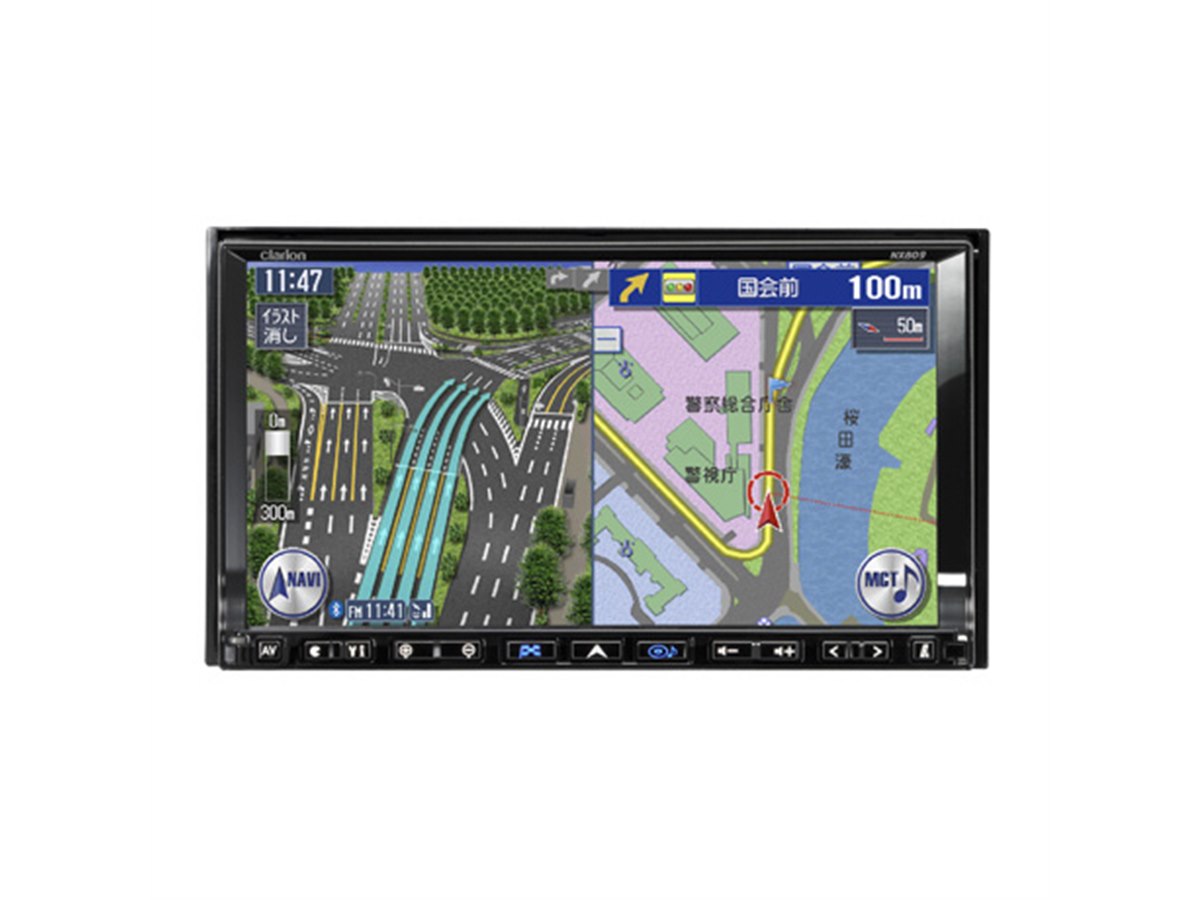 クラリオン、2DIN一体型ナビ「CRASVIA NX809」 - 価格.com