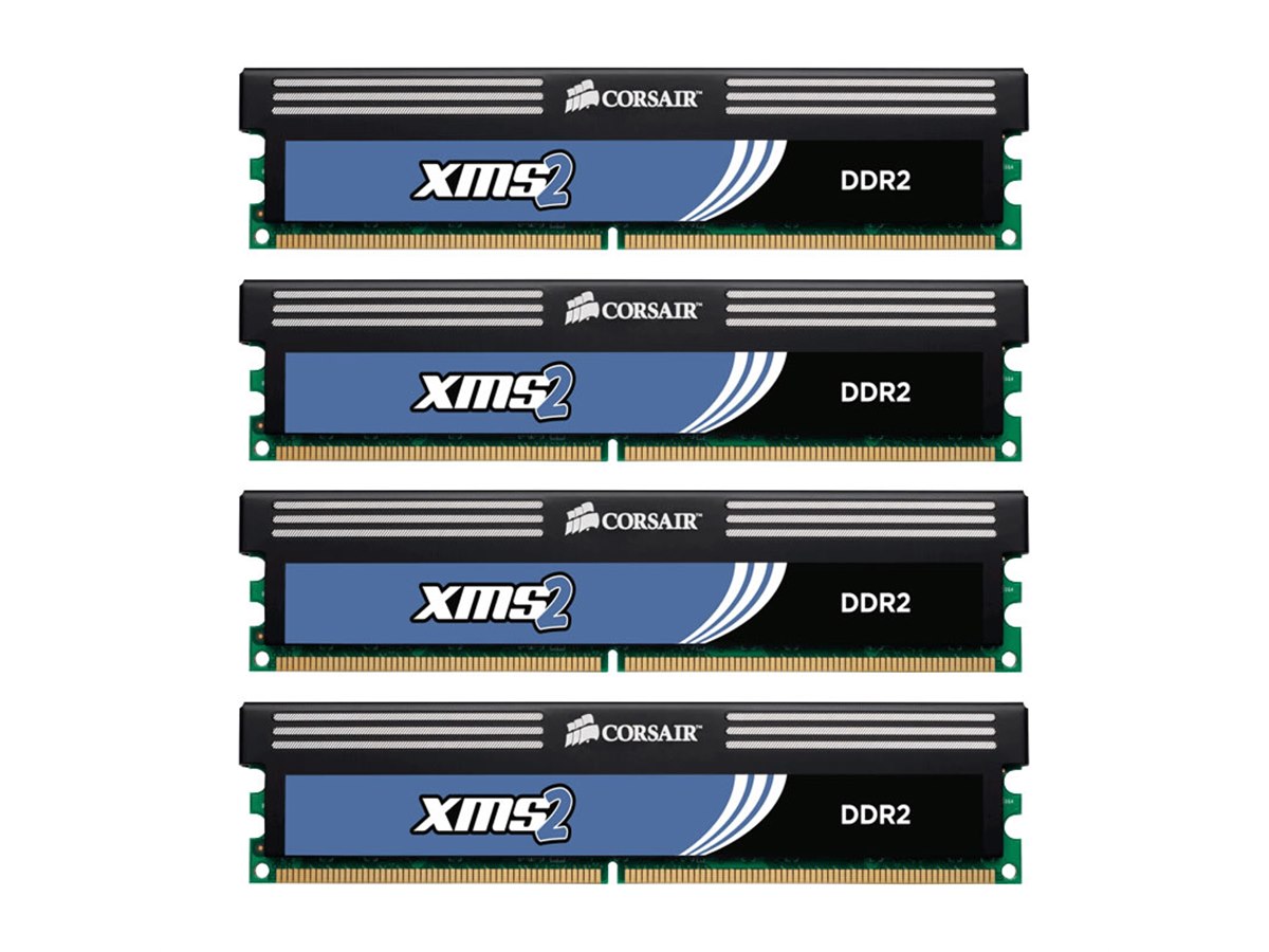 ◆超希少◆デスクトップ用◆DDR2 4GBモジュール4枚 計16GB Corsair、4GBのDDR2メモリーの4枚セット - 価格.com