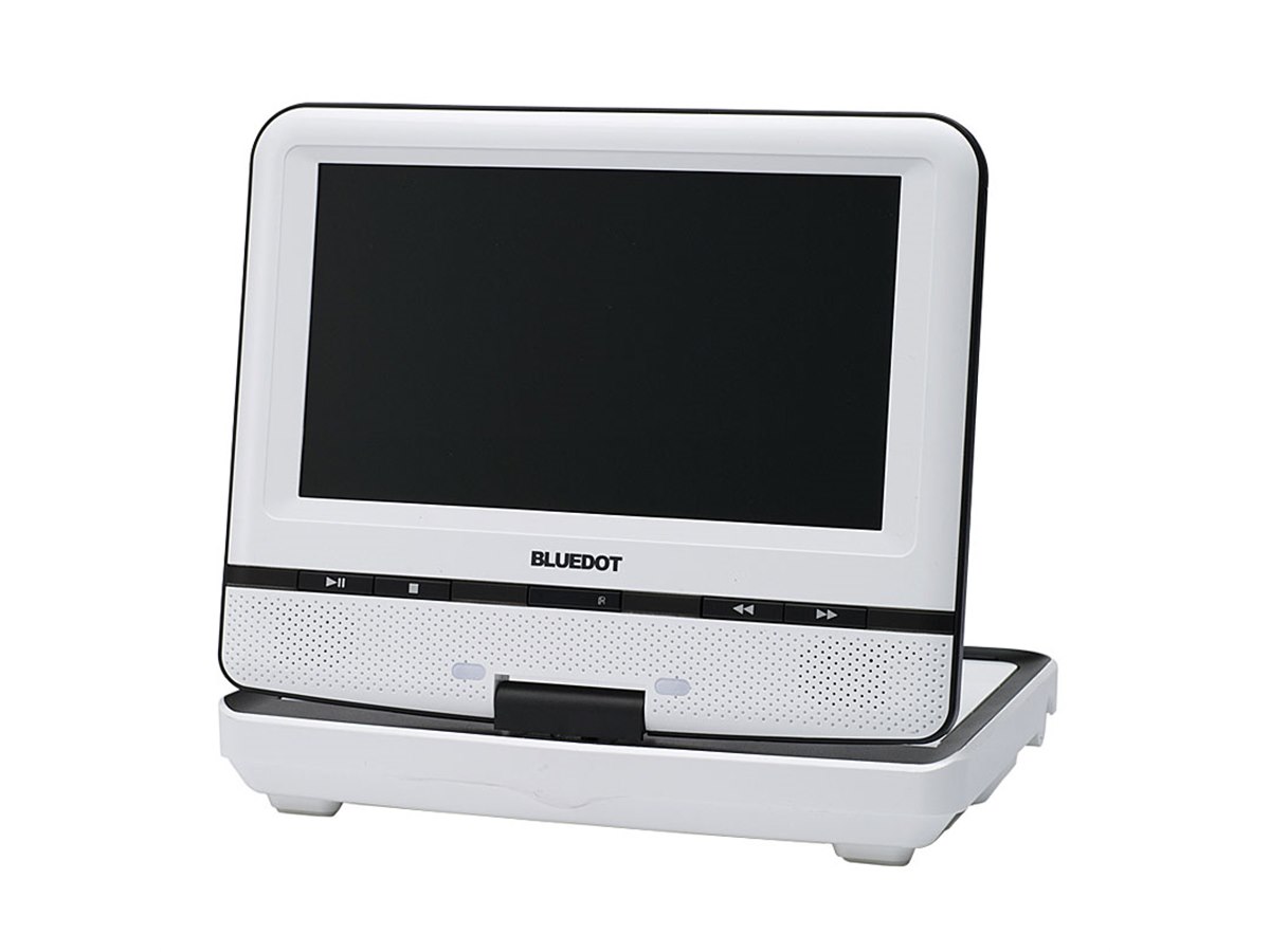 BLUEDOT、180度回転する7型液晶搭載ポータブルDVD - 価格.com