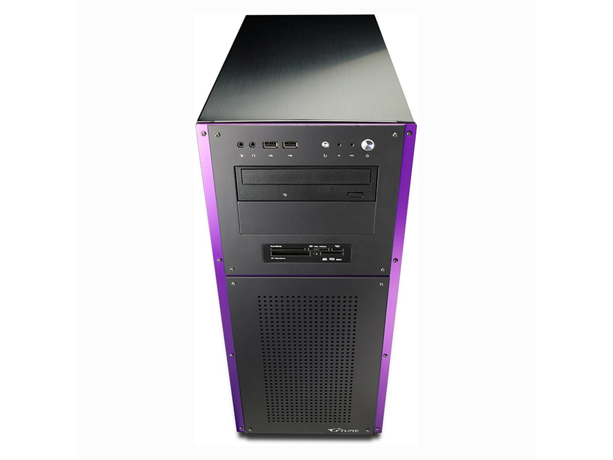 G-TUNE デスクトップPC ブラック・パープル G-Tune、「MASTERPIECE」にパープルカラー追加 - 価格.com