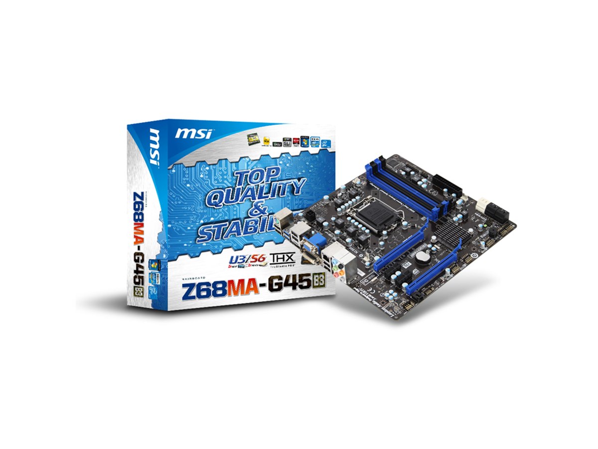 MSI、Z68チップ搭載Micro-ATXマザー「Z68MA-G45」 - 価格.com