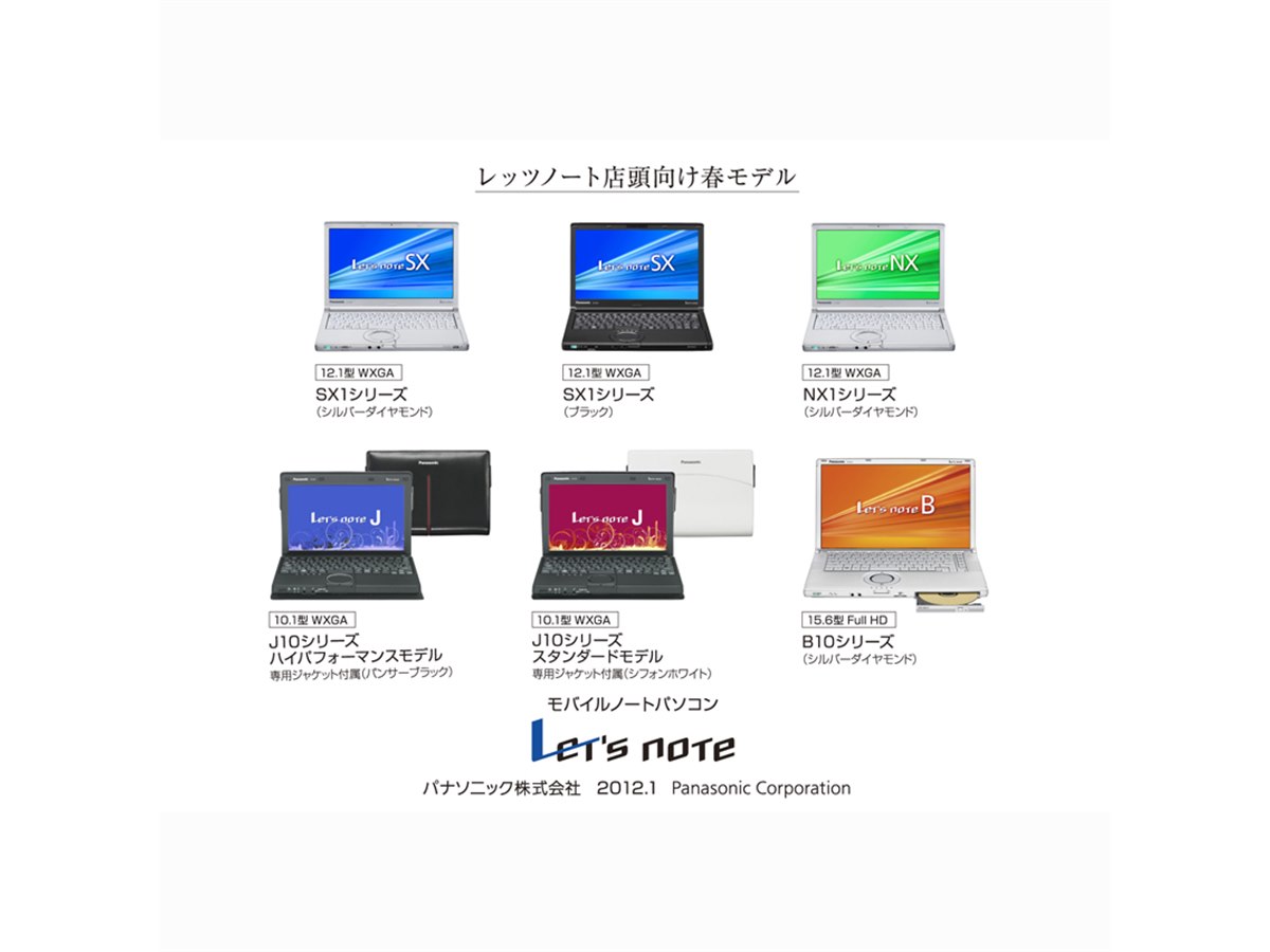 パナソニック、薄型の新シリーズを追加したLet'snote春モデル - 価格.com
