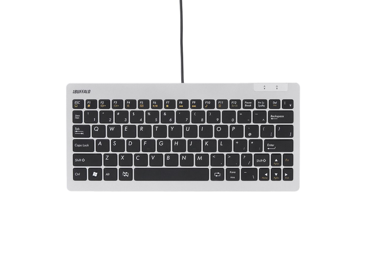 バッファロー BSKBU300WH 有線コンパクトキーボード ホワイト n5ksbvb BUFFALO BSKBU300WH USB接続 有線コンパクトキーボード ホワイト