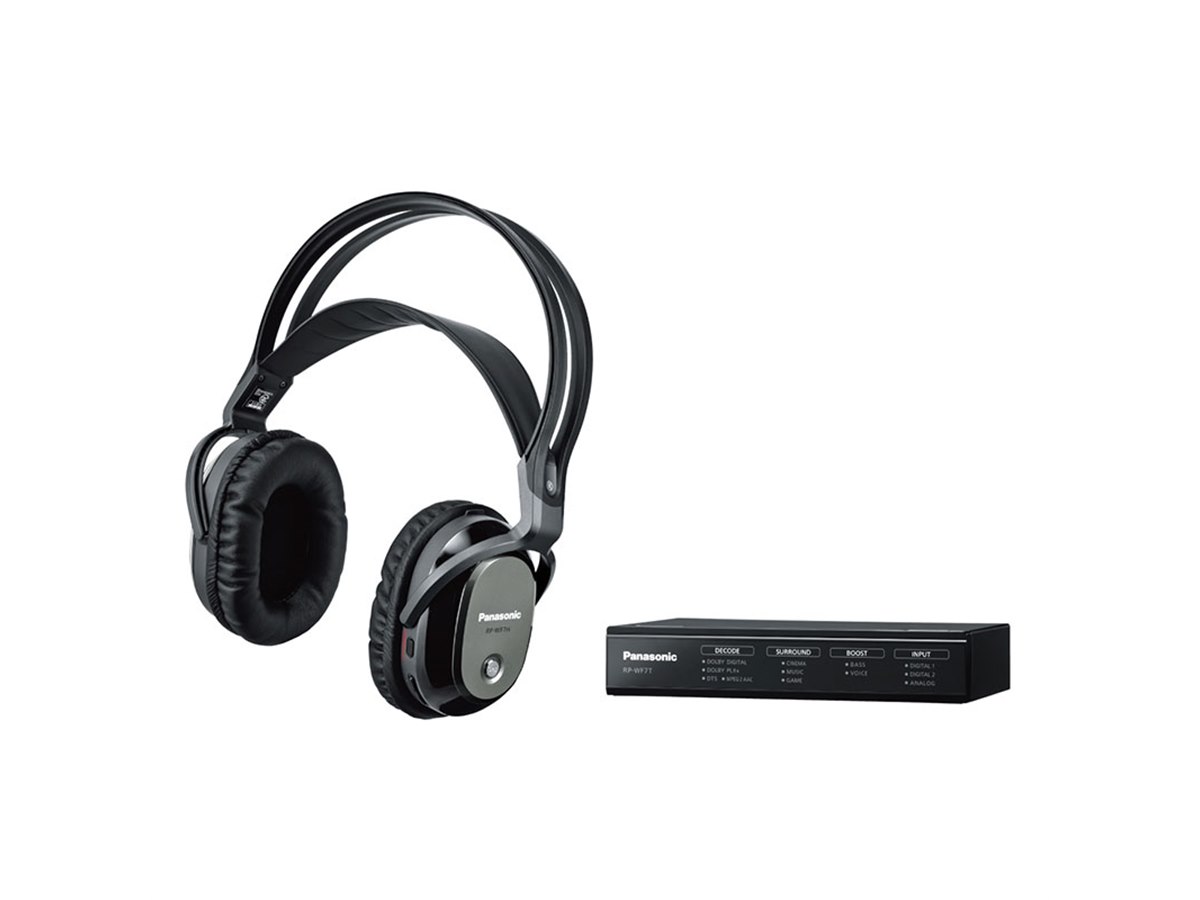 美品！Panasonic RP-WF7 ワイヤレスヘッドホン 概要 デジタルワイヤレスサラウンドヘッドホン RP-WF7 | 消耗品・別売