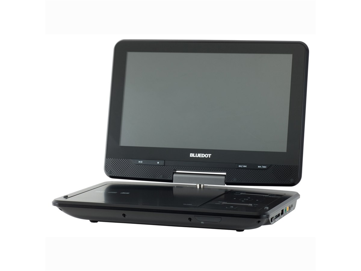 BLUEDOT、最大6時間駆動の10型ポータブルDVDプレーヤー - 価格.com