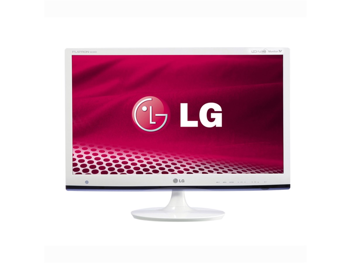 LG、ホワイトカラーの地デジ搭載23型フルHD液晶ディスプレイ - 価格.com