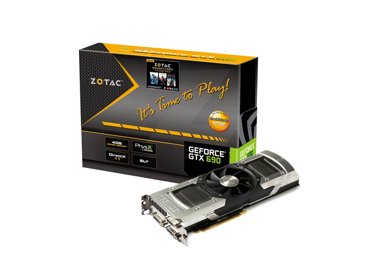 ZOTAC、GeForce GTX 690搭載モデルなどビデオカード3機種 - 価格.com