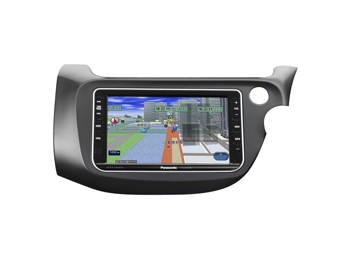 パナソニック、8V型液晶を搭載したフィットシリーズ専用HDDナビ