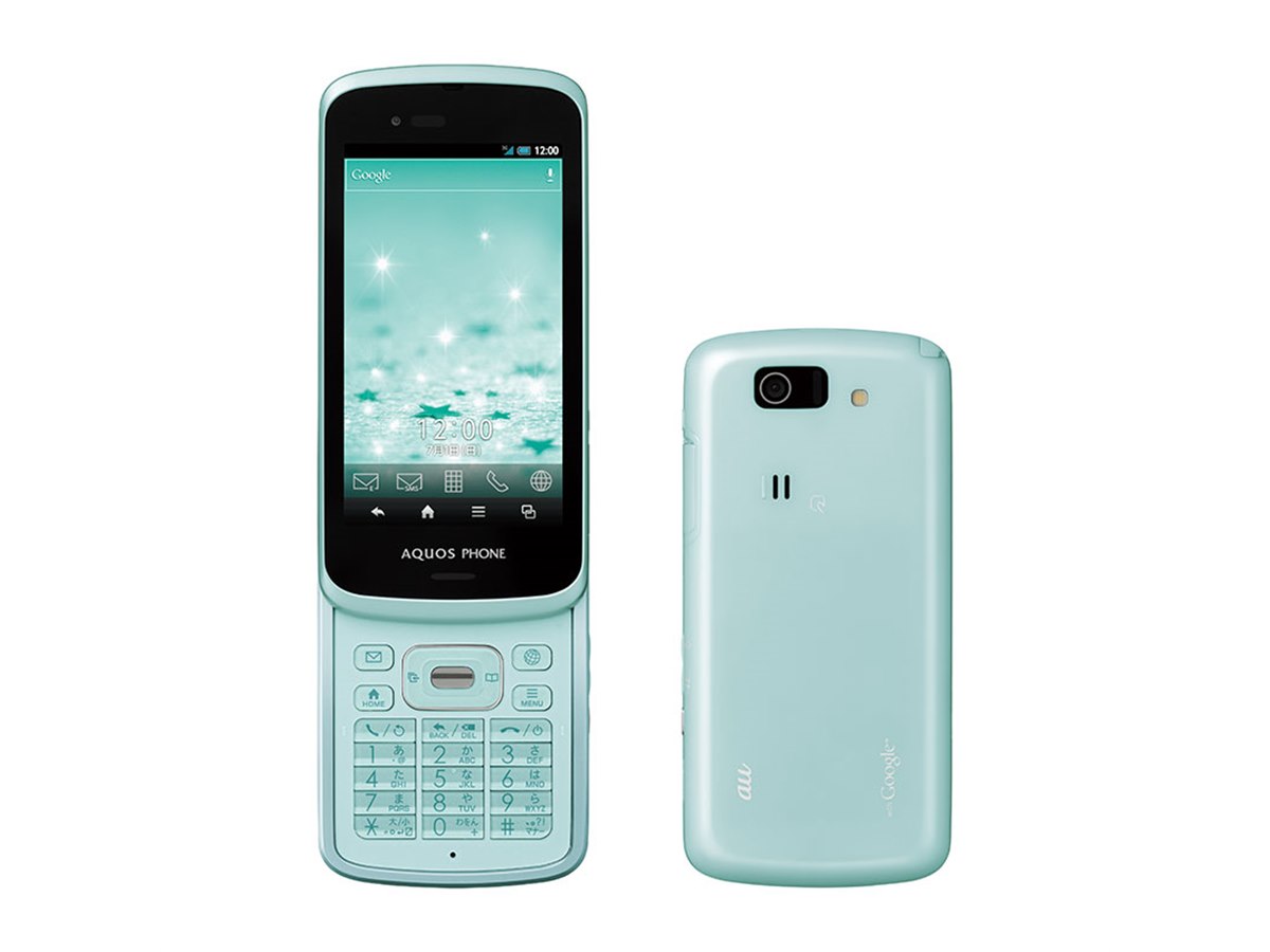 au、テンキー塔載「AQUOS PHONE SL IS15SH」を7/6発売 - 価格.com