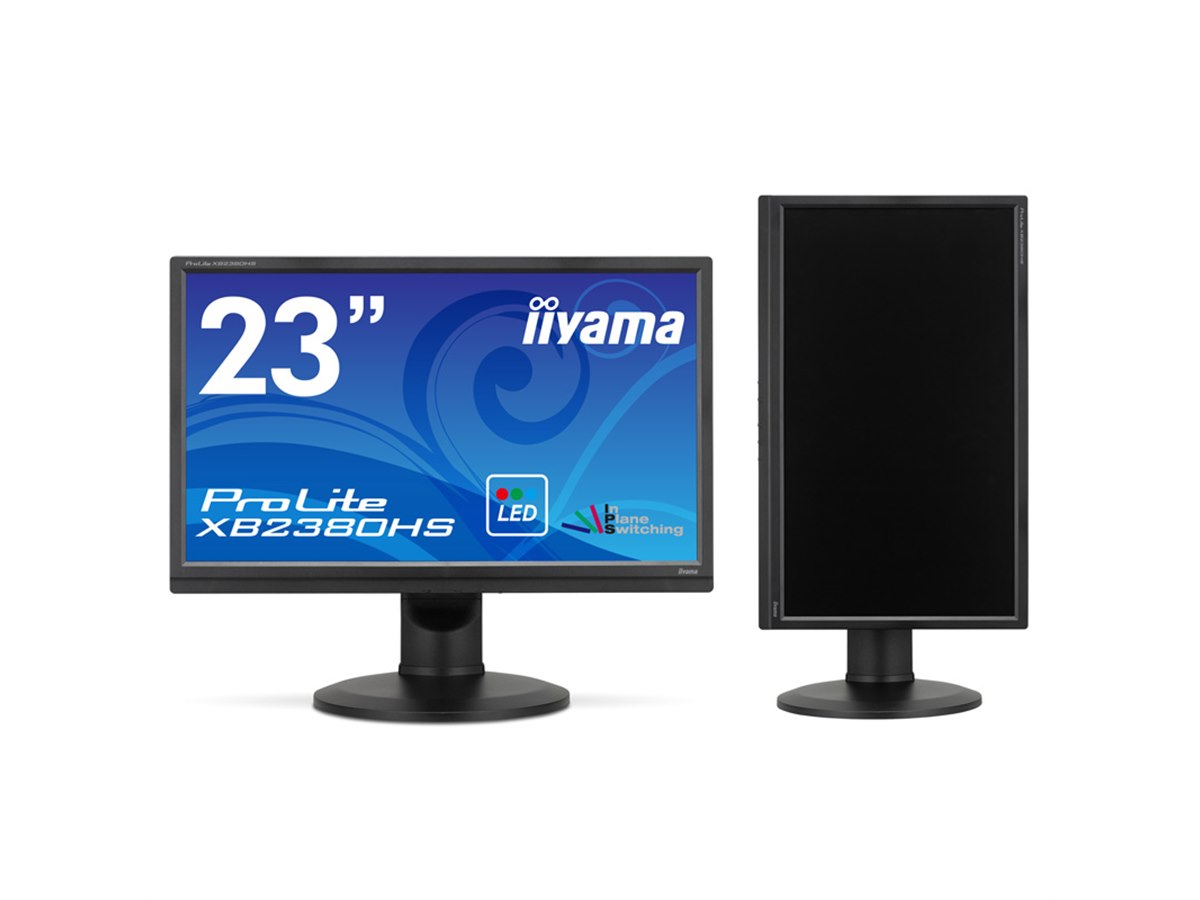 iiyama、昇降・ピボット機能対応のIPSパネル採用23型フルHD液晶 - 価格.com