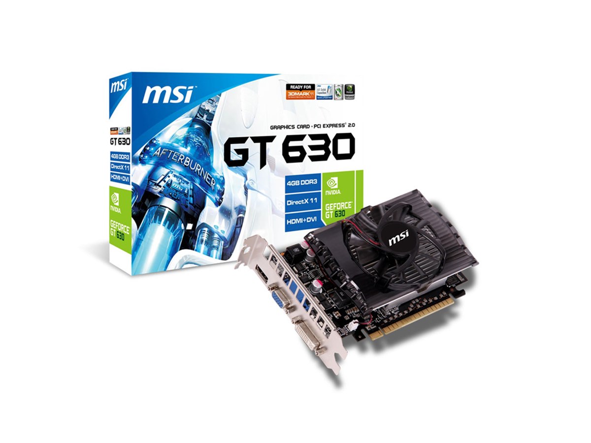 MSI、4GBメモリー搭載モデルなどGeForce GT 630搭載VGA2機種 - 価格.com