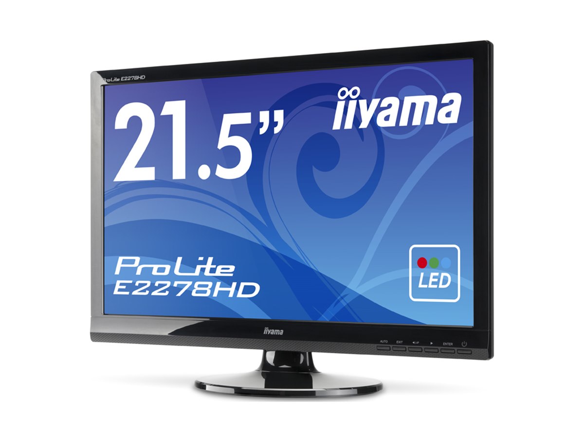 iiyama、ホワイトLEDを搭載した13,800円の21.5型フルHD液晶 - 価格.com