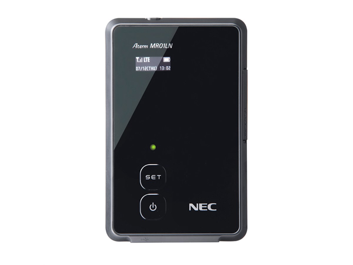 NEC、月額3980円からの「BIGLOBE LTE」に対応したモバイルルーター