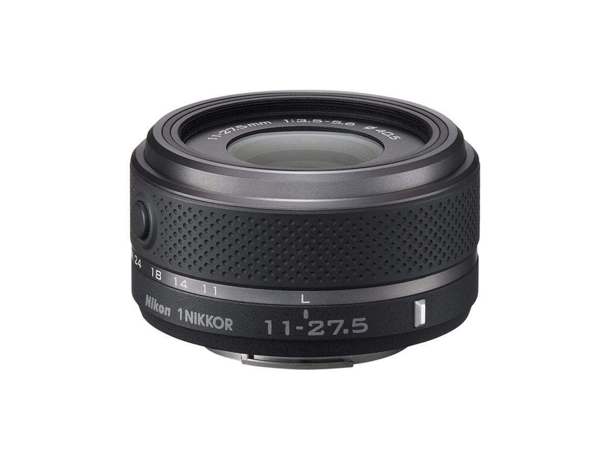 ニコン、コンパクトなNikon 1用標準ズームレンズ「1 NIKKOR 11-27.5mm