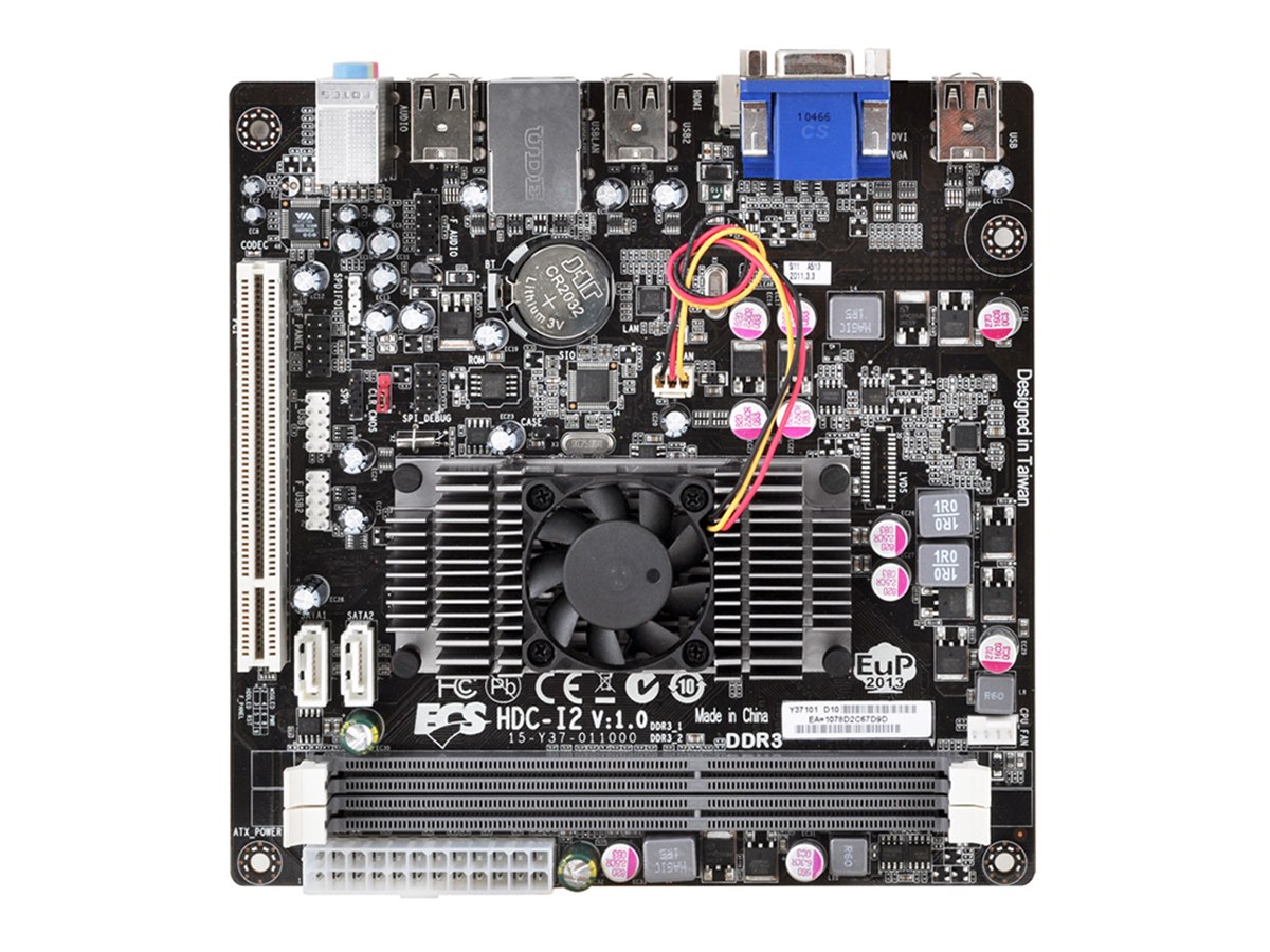 ECS マザーボード 本体 グラフィックボード付き ECS、TDP 9Wの「AMD C60」を塔載したMini-ITXマザー - 価格.com