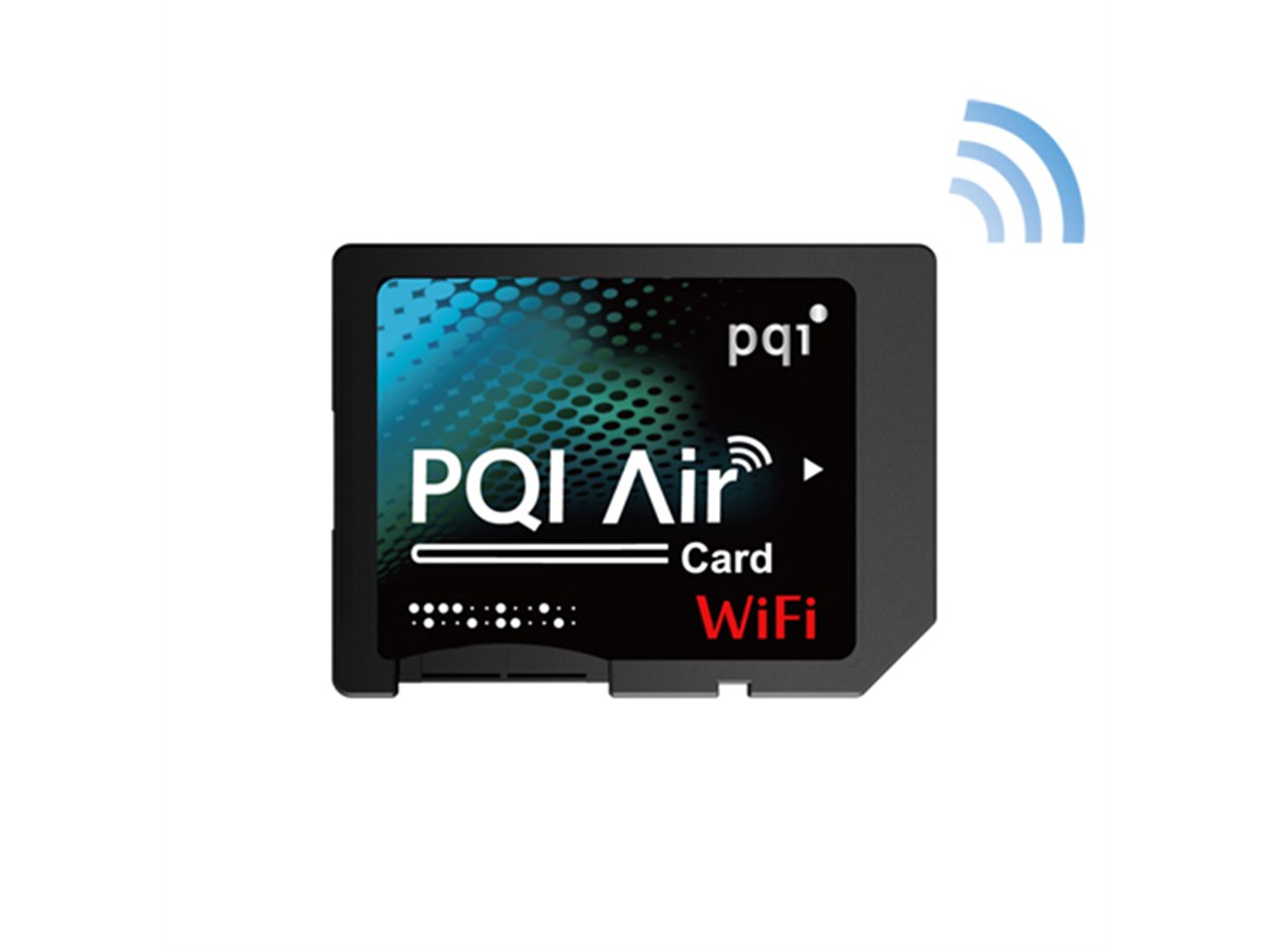 Wi-Fiにつながるメモリーカード　PQI Air Amazon | PQI Air Card Wi-Fi内蔵SDカードアダプタ (microSDHC 16GB