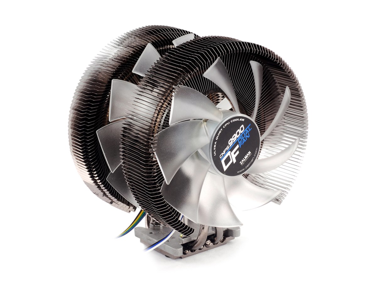 ZALMAN、3本のヒートパイプとデュアルファンを搭載したCPUクーラー