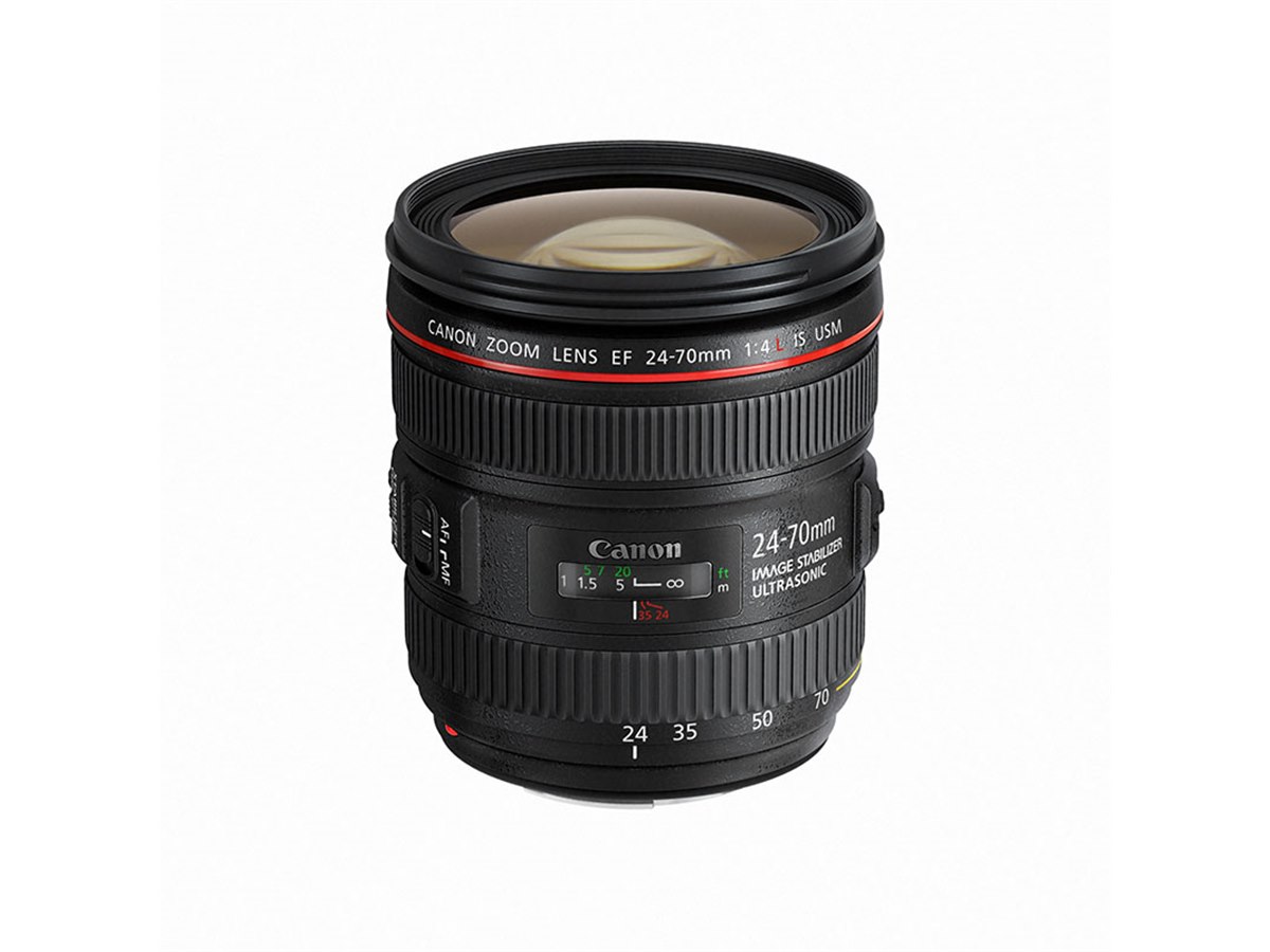 キヤノン、小型・軽量でハイブリッドIS搭載の「EF24-70mm F4L IS