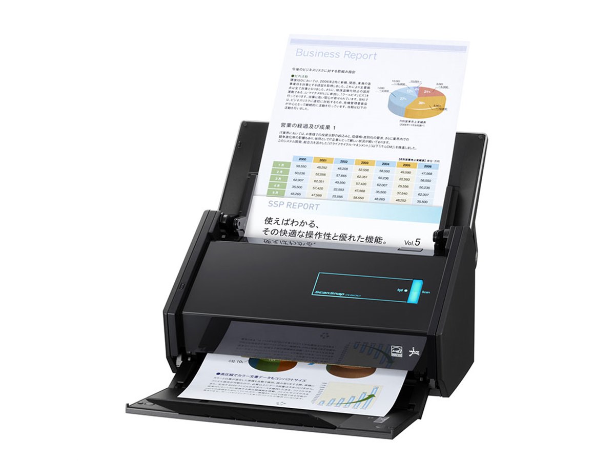 PFU ScanSnap iX500 スキャナー PFU、Wi-Fi内蔵のドキュメントスキャナー「ScanSnap iX500