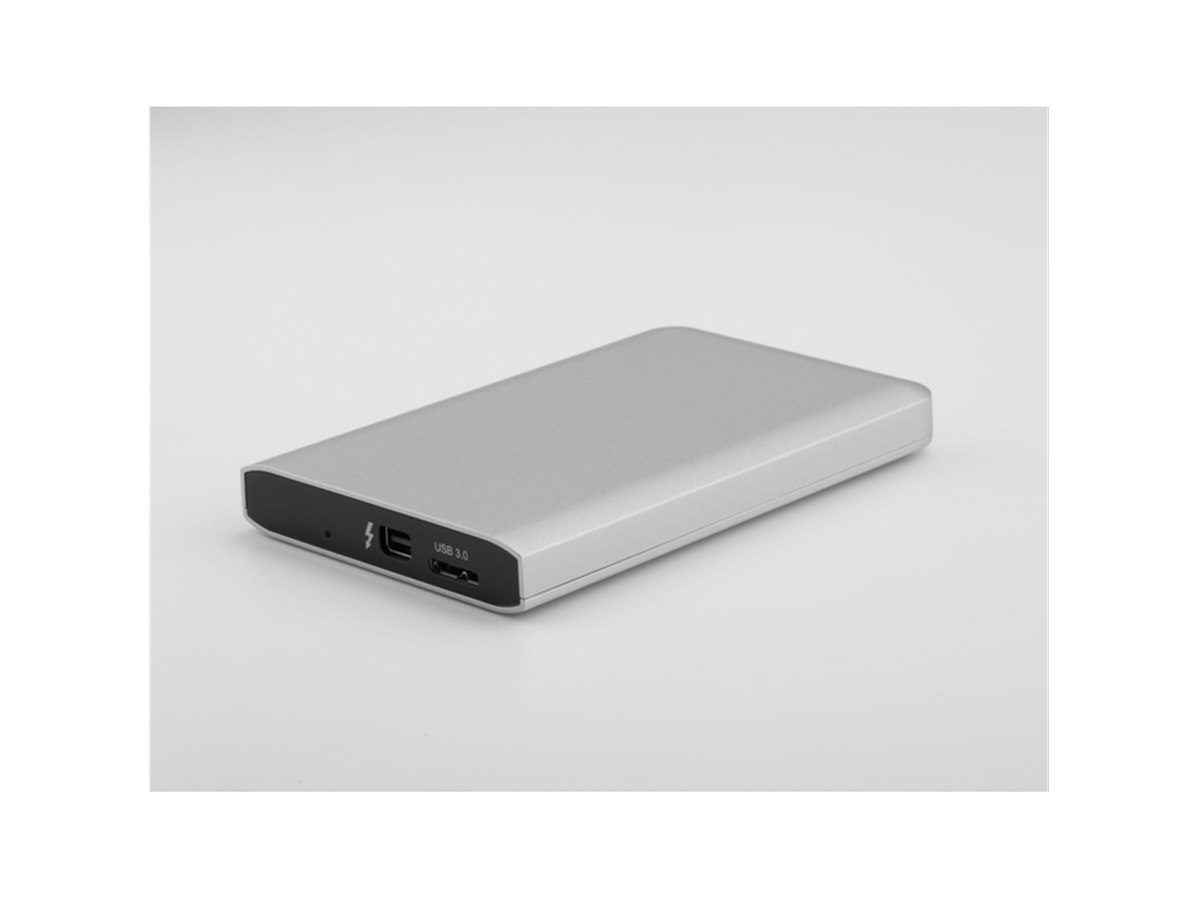 ポータブル外付けHDD シルバー USB 3.0 フリーコム、Thunderbolt＆USB 3.0搭載のポータブルHDD - 価格.com