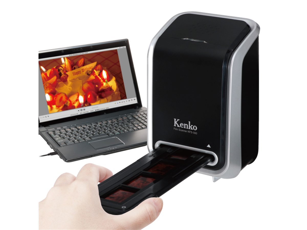 ケンコー、フィルムスキャナーー「KFS-500」のブラック - 価格.com