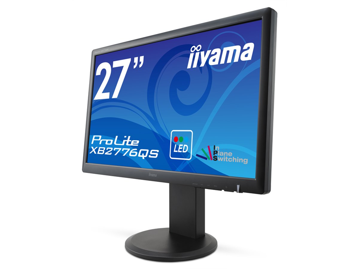 iiyama、2560×1440表示の27型ワイド液晶「ProLite XB2776QS