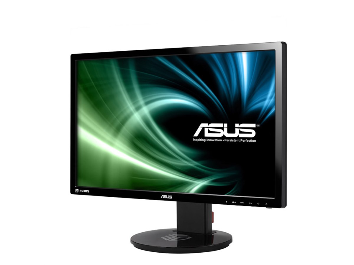ASUS VG248QE ゲーミングモニター 1ms、144Hz 3D対応 ASUS、144Hzの高速描画に対応した24型フルHDゲーミング液晶