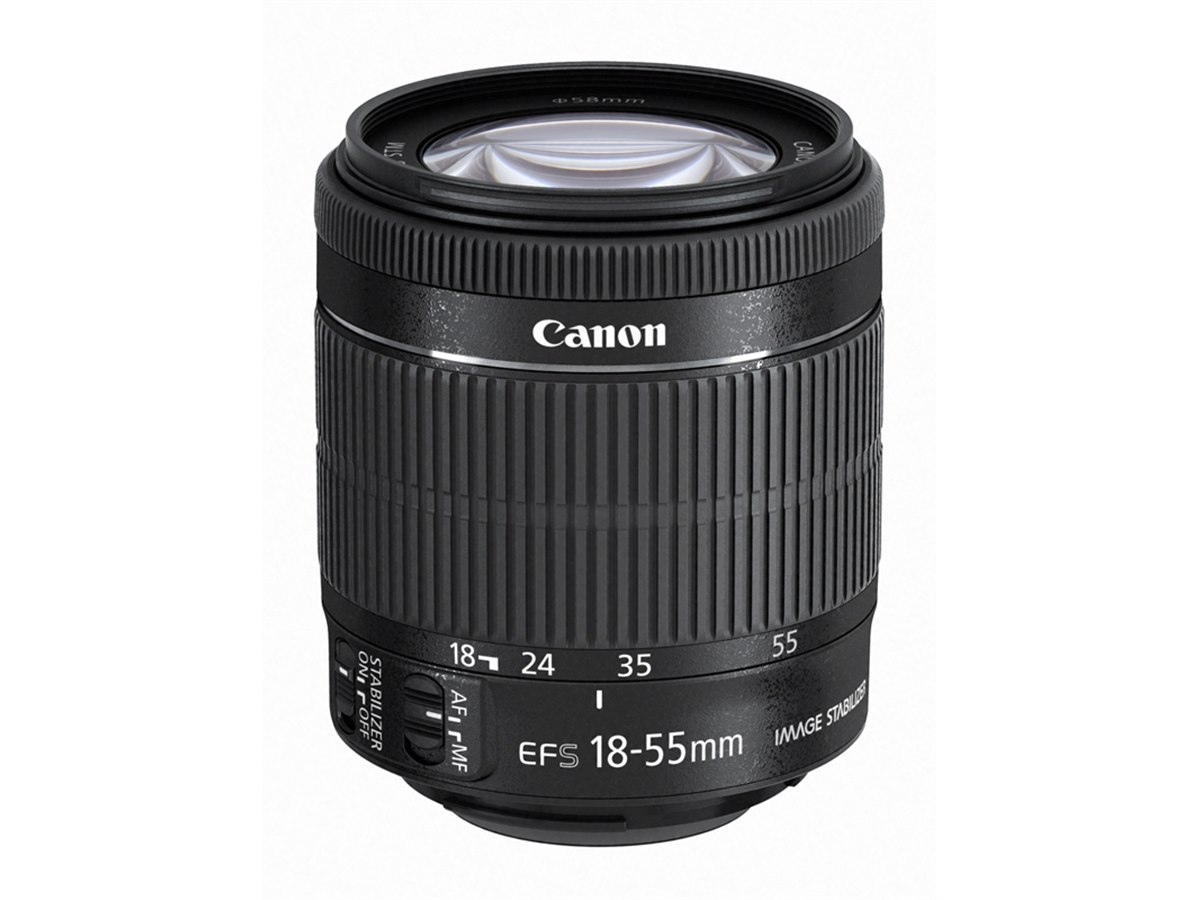 キヤノン、205gの「EF-S18-55mm F3.5-5.6 IS STM」を4/12発売 - 価格.com