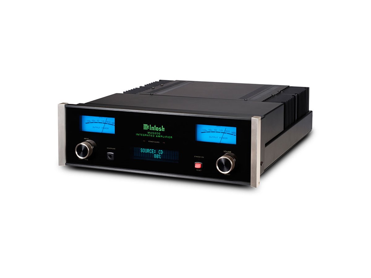McIntosh マッキントッシュ MA5200 プリメインアンプ McIntosh、32bit/192kHz対応DAC搭載のプリンメインアンプ
