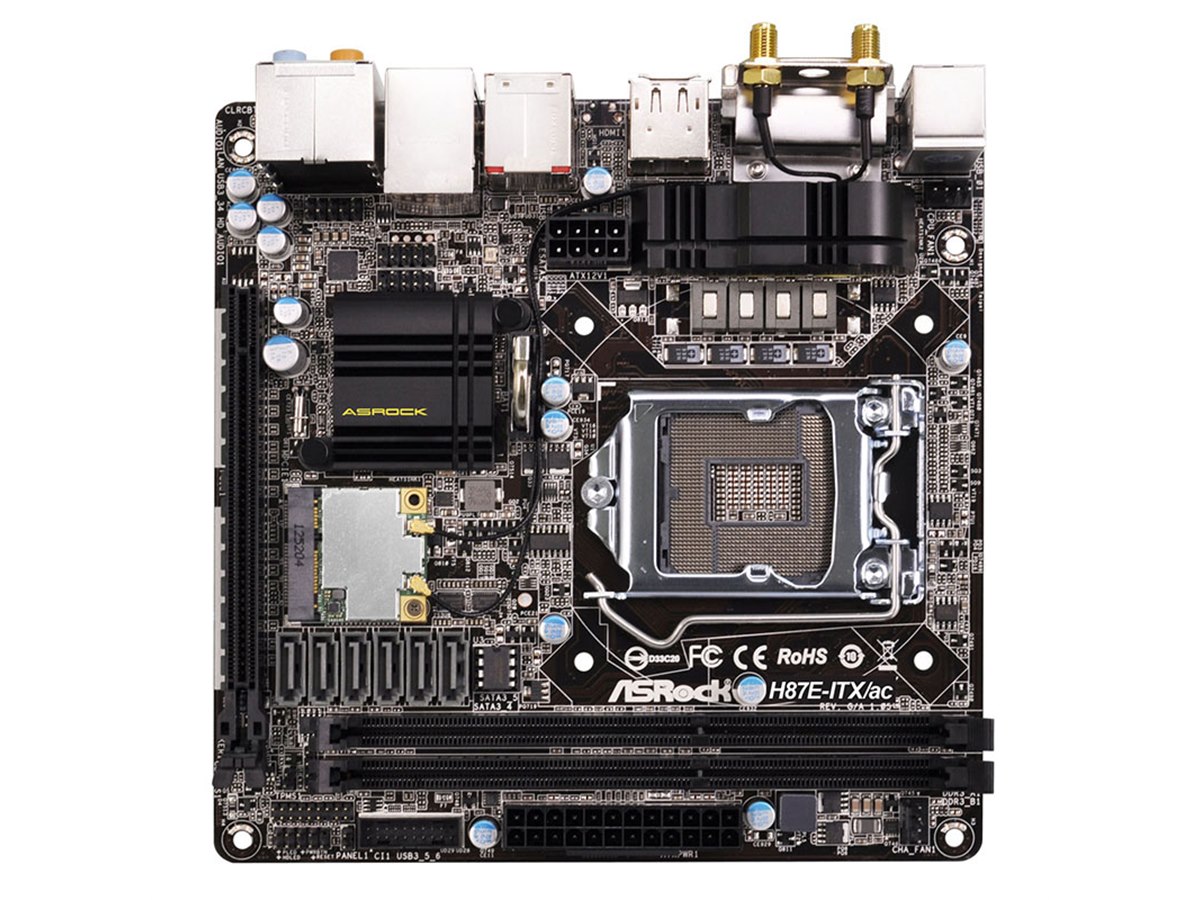 ASRock、11ac対応無線LANを搭載したMini ITXマザー - 価格.com