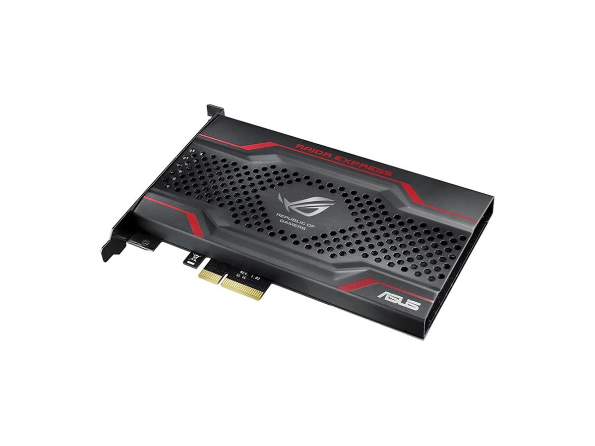ASUS、書き込み810MB/sでPCIe 2.0 x2接続の240GB RAID SSDカード