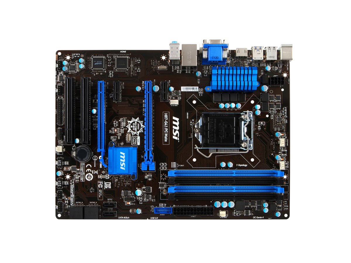 MSI、「Haswel」l対応のマザーボード「H87-G41 PC Mate」 - 価格.com