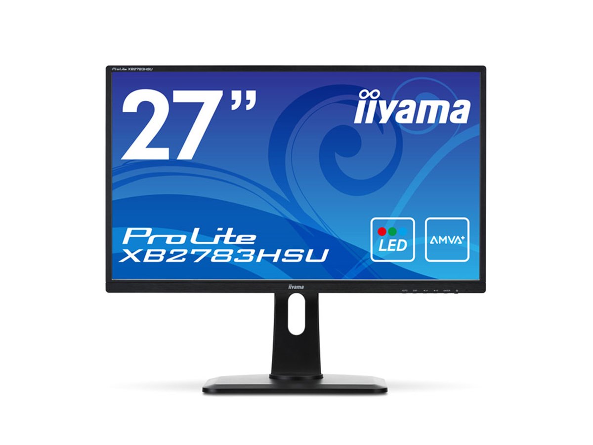 iiyama、AMVA+パネル搭載の27型フルHD液晶「ProLite XB2783HSU