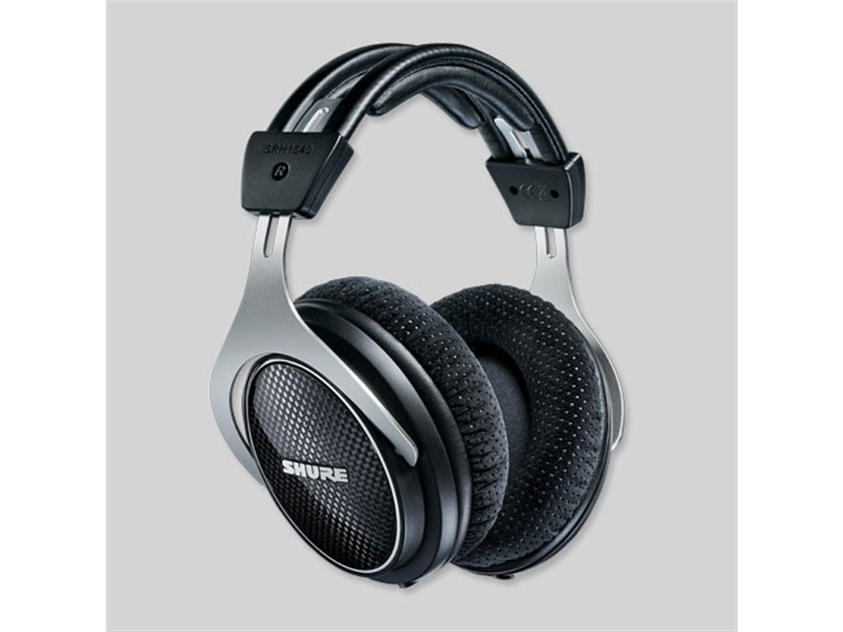 Shure、40mm径ドライバーを搭載した密閉型ヘッドホン「SRH1540