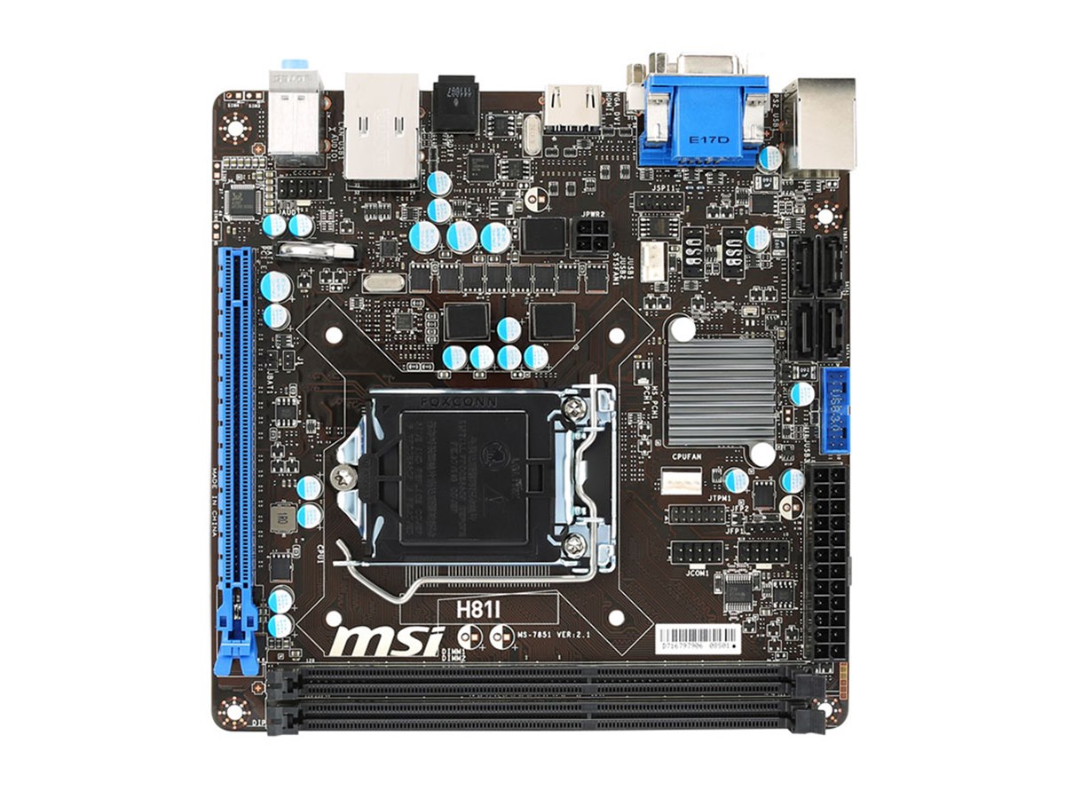 MSI、7,980円でH81を搭載したMini ITXマザー - 価格.com